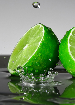 Store enrouleur Citrons verts dans l'eau