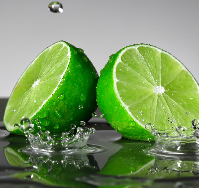 Store enrouleur Citrons verts dans l'eau
