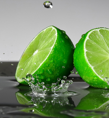 Store enrouleur Citrons verts dans l'eau