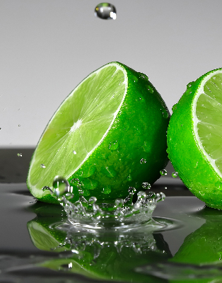 Store enrouleur Citrons verts dans l'eau