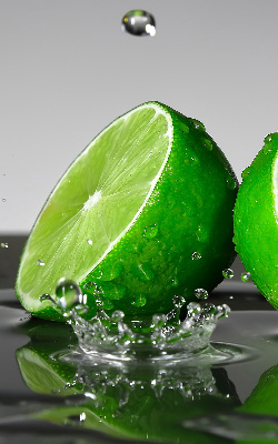 Store enrouleur Citrons verts dans l'eau