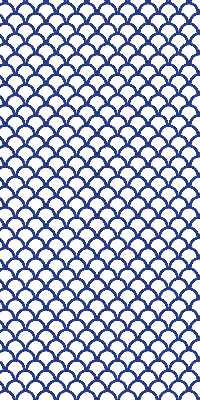 Store enrouleur Écailles bleues