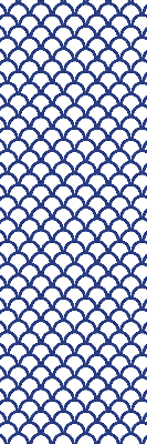 Store enrouleur Écailles bleues