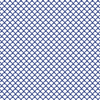 Store enrouleur Écailles bleues