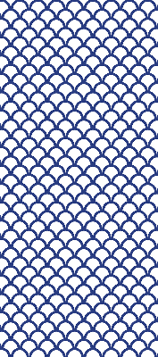 Store enrouleur Écailles bleues