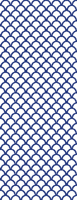 Store enrouleur Écailles bleues