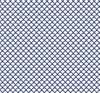 Store enrouleur Écailles bleues