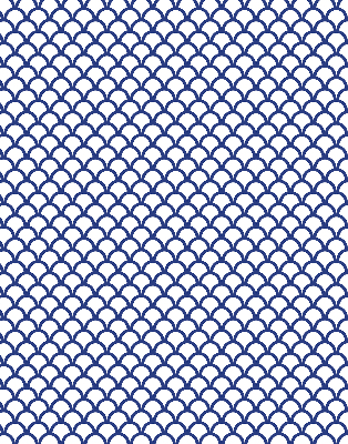 Store enrouleur Écailles bleues