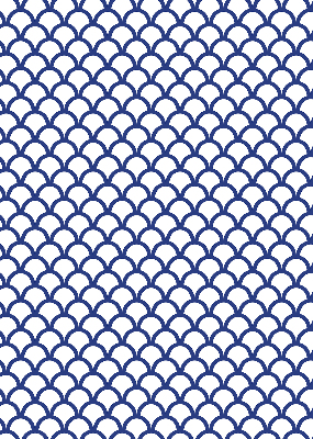 Store enrouleur Écailles bleues