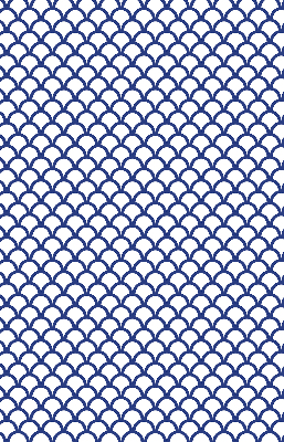 Store enrouleur Écailles bleues