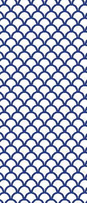 Store enrouleur Écailles bleues