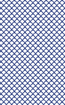 Store enrouleur Écailles bleues