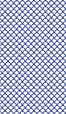 Store enrouleur Écailles bleues