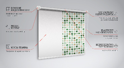 Store intérieur Cercles verts