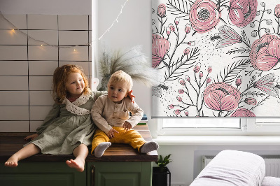 Store enrouleur Boutons de fleurs de l'arbre