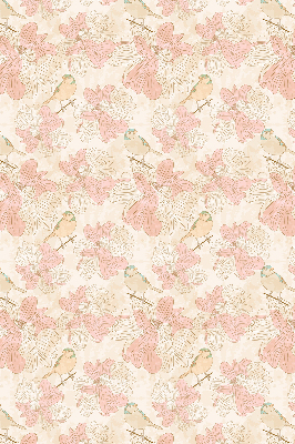Store enrouleur Des oiseaux parmi les fleurs