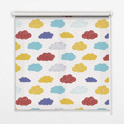 Store enrouleur Nuages colorés