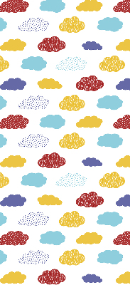 Store enrouleur Nuages colorés