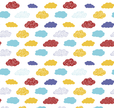 Store enrouleur Nuages colorés