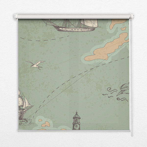 Store intérieur Carte des océans