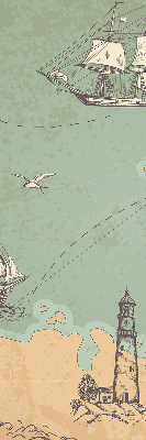 Store intérieur Carte des océans