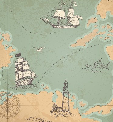 Store intérieur Carte des océans