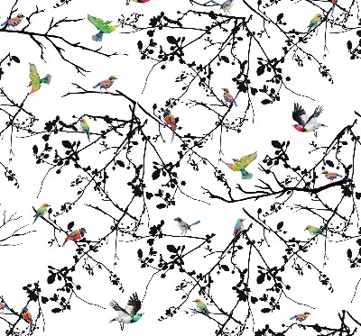 Store intérieur Oiseaux sur les branches