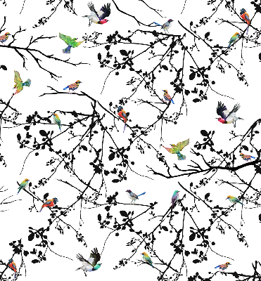 Store intérieur Oiseaux sur les branches