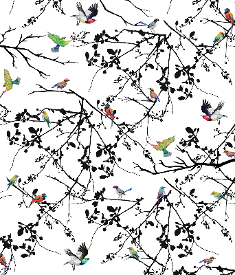 Store intérieur Oiseaux sur les branches