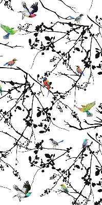 Store intérieur Oiseaux sur les branches