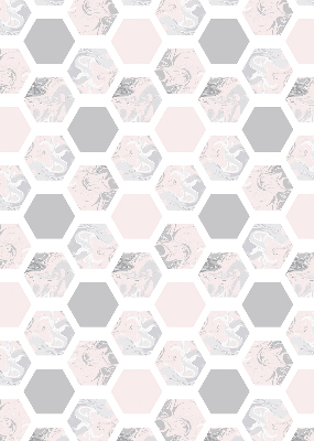 Store enrouleur Hexagones