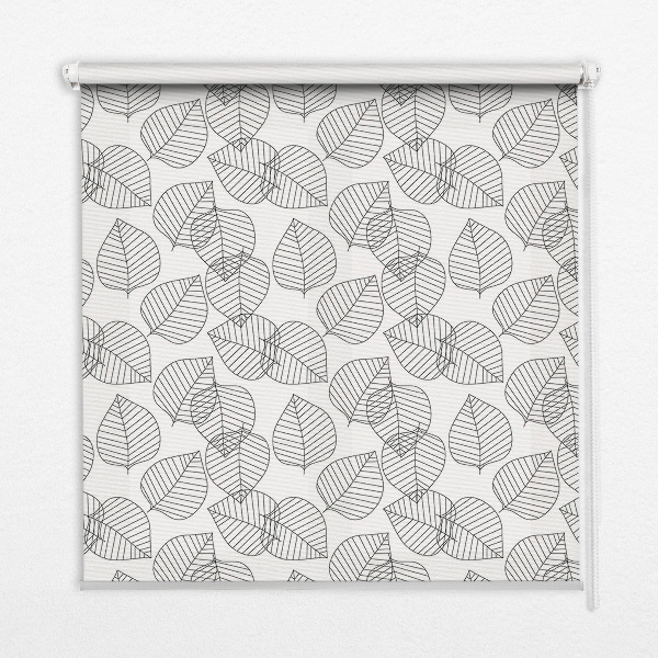 Store intérieur Feuilles dessinées