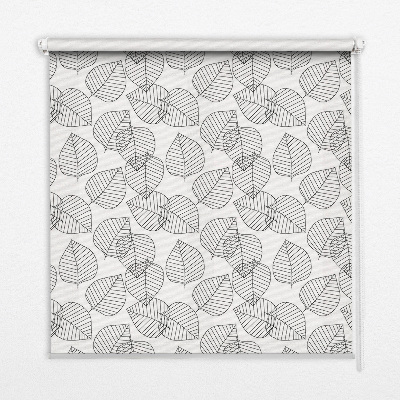 Store intérieur Feuilles dessinées