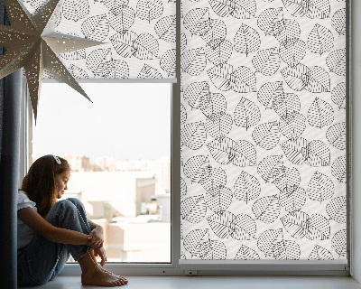 Store intérieur Feuilles dessinées