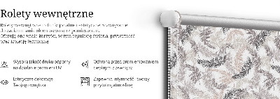 Store enrouleur Feuilles de plantes