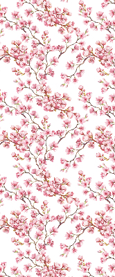 Store enrouleur Pétales roses de bourgeons sur l'arbre