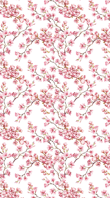 Store enrouleur Pétales roses de bourgeons sur l'arbre