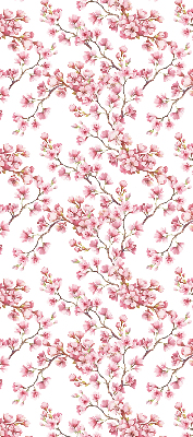 Store enrouleur Pétales roses de bourgeons sur l'arbre