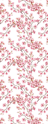 Store enrouleur Pétales roses de bourgeons sur l'arbre