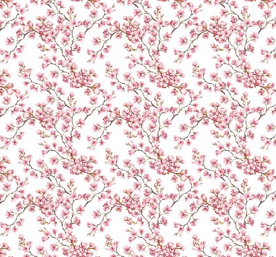 Store enrouleur Pétales roses de bourgeons sur l'arbre