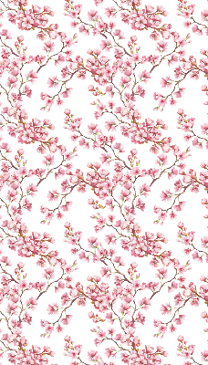 Store enrouleur Pétales roses de bourgeons sur l'arbre