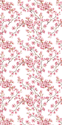 Store enrouleur Pétales roses de bourgeons sur l'arbre