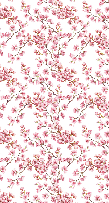 Store enrouleur Pétales roses de bourgeons sur l'arbre