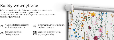 Store intérieur Fleurs colorées