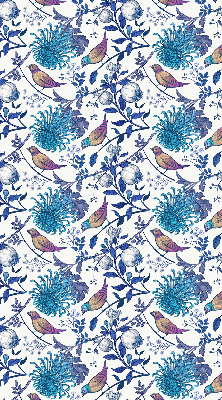 Store intérieur Fleurs d'arbre bleu