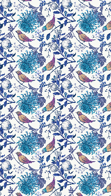 Store intérieur Fleurs d'arbre bleu