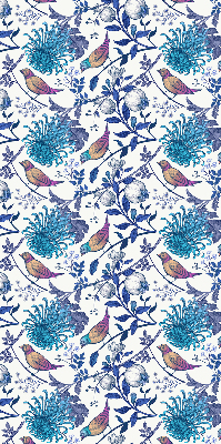 Store intérieur Fleurs d'arbre bleu