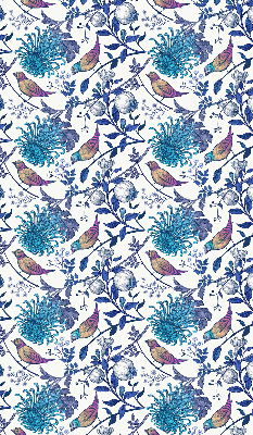 Store intérieur Fleurs d'arbre bleu