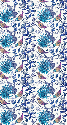 Store intérieur Fleurs d'arbre bleu