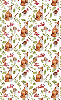 Store intérieur Renards, champignons, feuilles